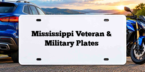 Mississippi Veteran & Military Plates